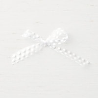 Whisper White 5/8" (1.6 Cm) Polka Dot Tulle Ribbon