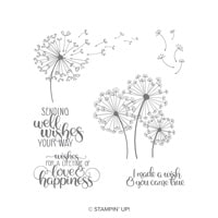 Dandelion Wishes Clear-Mount Stamp Set