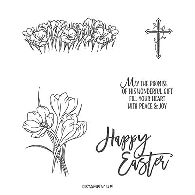 Easter Promise Cling Stamp Set (English)