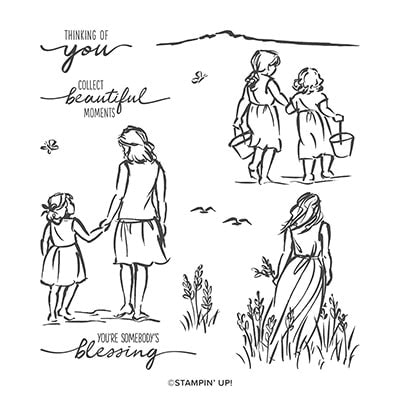 Beautiful Moments Cling Stamp Set