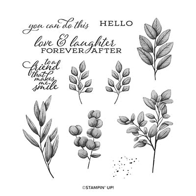 Forever Fern Cling Stamp Set (English)