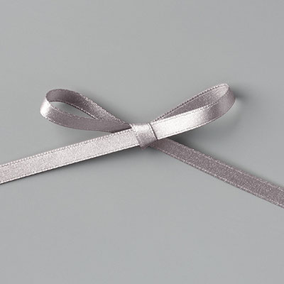 Gray Granite 1/4" (6.4 Mm) Shimmer Ribbon