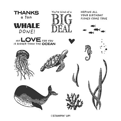 Whale Done Photopolymer Stamp Set (English)