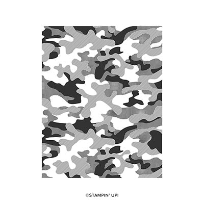 Camouflage Cling Background Stamp