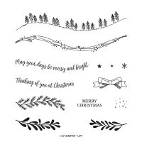 Curvy Christmas Photopolymer Stamp Set