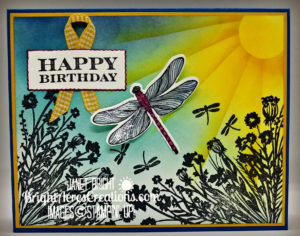 Stampin' Up Dragonfly Garden